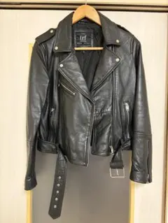 ZARA trf collection レザー ダブルライダースジャケット