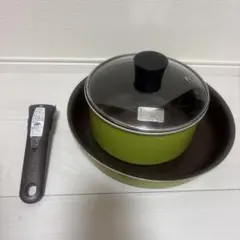T-fal フライパン 鍋 ガラス蓋付き セット　ガス火　ティファール　なべのサムネイル