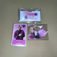 エビライ 2025 アクリルキーホルダー ネームバッジ カード 超特急 アロハ