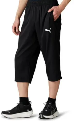 PUMA 3/4丈パンツ ブラック Mサイズ