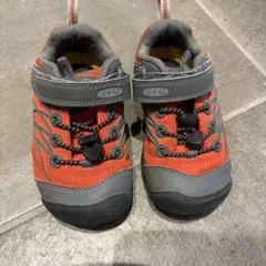 KEEN キッズスニーカー オレンジ/グレーのサムネイル