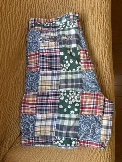90年代TOMMYHILFIGER トミーヒルフィガーパッチワークショートW36