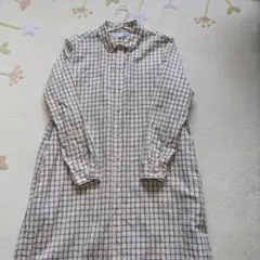 ユニクロUNIQLO×INES　チェック柄ワンピース