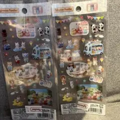 シルバニアファミリー　赤ちゃん　クリアシール　エポック社