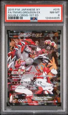 ポケモンカード PSA7 マグマ団のグラードンEX マグマ団のグラードンEX【RR】{015/034}