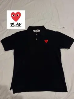 PLAY COMME des GARCONS ポロシャツ ネイビー M - メルカリ
