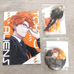 *東京エイリアンズ*アクスタ 缶バッジ 特典イラストカード オンラインくじ