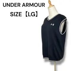 UNDER ARMOUR ノースリーブ ニットベスト ブラック L ゴルフ