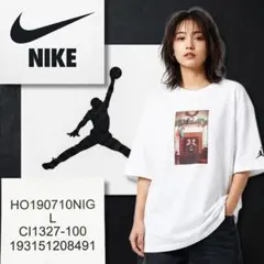 ナイキ ジョーダン Tシャツ L ホワイト クリスマス AJ1 半袖 メンズのサムネイル