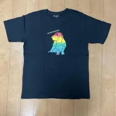 Hush Puppies Tシャツ M 黒 カラフル犬
