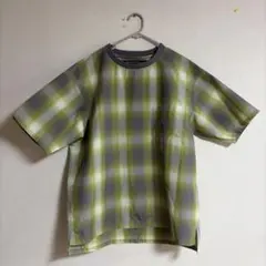 niko and... チェック柄 ポケットTシャツ グリーン系 サイズMのサムネイル