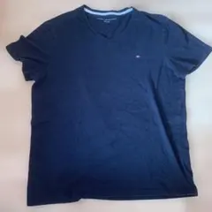 Tommy Hilfiger VネックTシャツ Mサイズ　ブラック