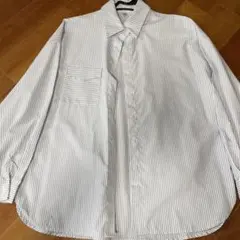 ⭐︎白と青のストライプシャツ