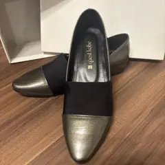 【未使用・新品】quest kobe ローヒールパンプス　革製のサムネイル