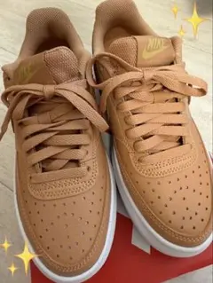 ✨Nike ベージュ スニーカー 23.5cm 厚底