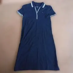 TOMMY HILFIGER ネイビー ミニワンピース 半袖