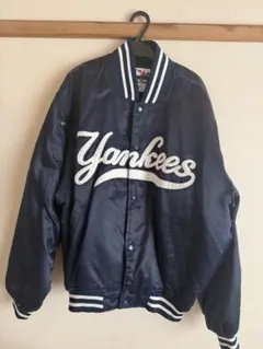 Yankees Majestic スタジャン Lサイズ ネイビー 90年代