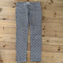 パンツ　グローブ　チェック柄 カジュアルパンツ スリムフィットのサムネイル