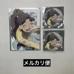 竹谷八左ヱ門　缶バッジ トレーディングプロマイド セット　東武動物公園　忍たま