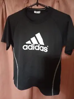 adidasアディダス Climalite 半袖デカロゴTシャツ 黒