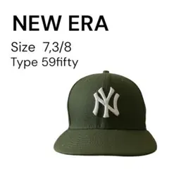 NEW ERA 59Fifty キャップ 7 3/8 オリーブグリーン