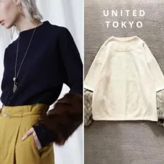 UNITED TOKYO／アーチブロッキングカットソー ユナイテッドトウキョウ UNITED TOKYO ブロッキングカットソー 5