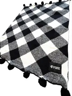 新品 Victoria's Secretチェック柄ブランケット127×152cm