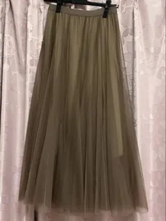 チュールスカート ブラウン / MISCH MASCH