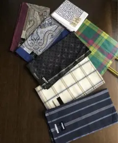 【新品】DKNY*renoma*MUJI*他ハンカチセット 多彩なデザイン