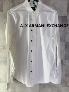 Armani Exchange スリムフィットシャツ ホワイト