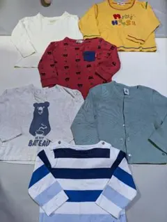 最終値　長袖トップス 6点セット　80サイズ　90サイズ　ミキハウス　プチバトー