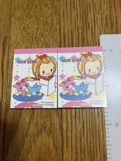 【レア】POOL COOL HOT LINE メモ帳 2冊セット平成レトロ当時物