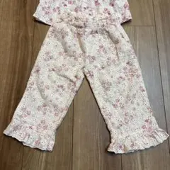 ZARA フラワープリント　シフリーパンツのサムネイル
