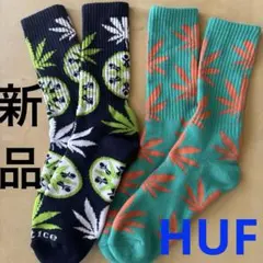 C172 新品 ハフ ソックス HUF スケートボード靴下 25〜28cm2足のサムネイル