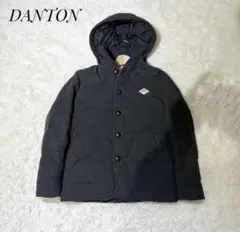 DANTON × BEAMSダウンジャケット ウールモッサ グレーブラック34
