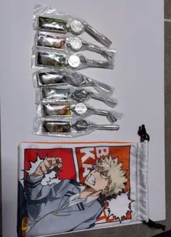 僕のヒーローアカデミア　キーホルダー7つと巾着付き