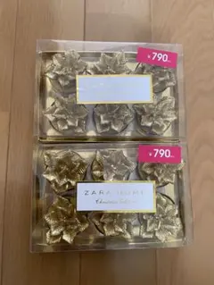 ZARA HOME ゴールドキャンドル　クリスマス 2箱セット