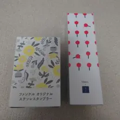 FANCL ステンレススタンプラー 花柄　ステンレスボトル りんご飴のサムネイル