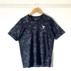 【美品】アンダーアーマー プロジェクトロックトレーニングTシャツ XL 黒 速乾