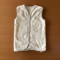 スリーパー モコモコ 秋冬 35×50 動物柄 白 フリース