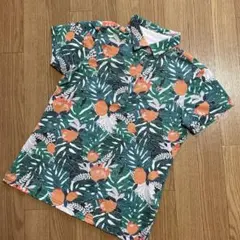 MARK&LONA マークアンドロナ 半袖 ポロシャツ アロハ 総柄 ゴルフ
