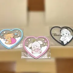 mikko illustrations クリアラバーコースター3点セット