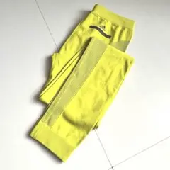 【未使用】adidas ステラマッカートニー　ライムイエロー　レギンス　XSのサムネイル