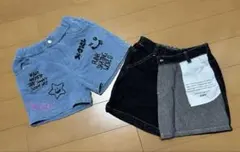 【美品】x-girl ハーフパンツ2点セット⭐︎120cm