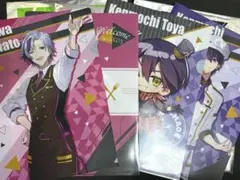 にじさんじ　ろふまお　ココスコラボクリアファイル　剣持刀也/不破湊