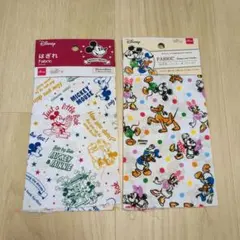 Disney ミッキー＆フレンズ はぎれ 2枚セット