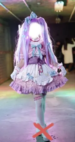 プリパラ 黒須あろま コスプレ衣装ウィッグ靴フルセット - メルカリ