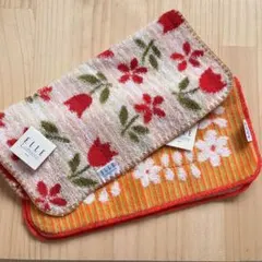 ELLE Lumière 花柄ハンカチ 2枚セット