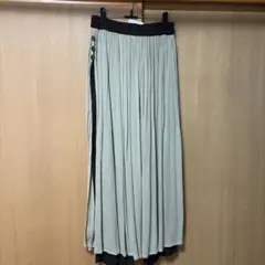 バイカラー ロングフレアスカートパンツのサムネイル