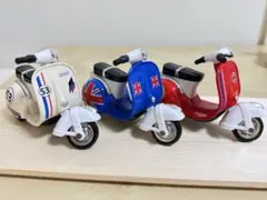 Vespa ベスパ　ミニプラモデル　3台セット